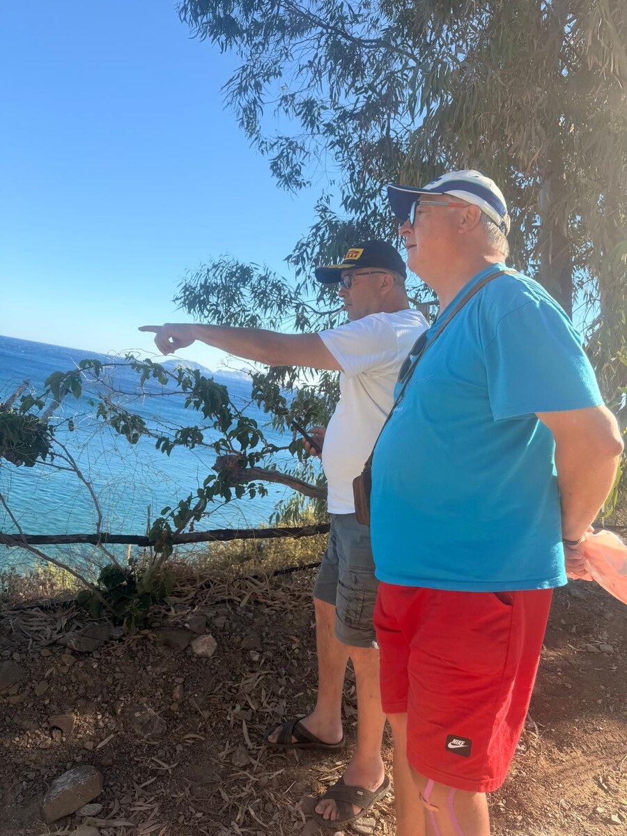 Blick aufs Meer auf Kreta