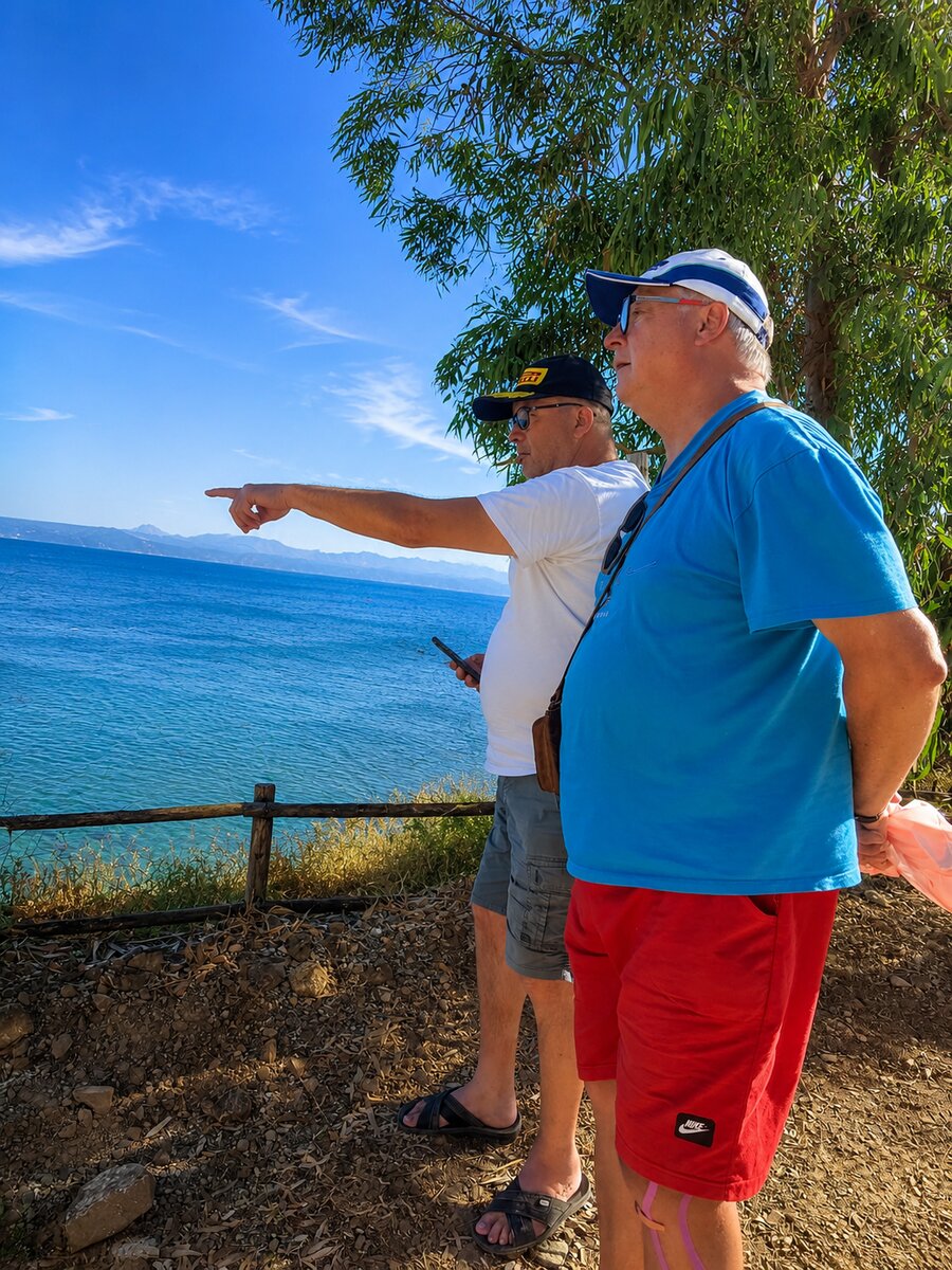 Blick aufs Meer bei einer Erkundungstour